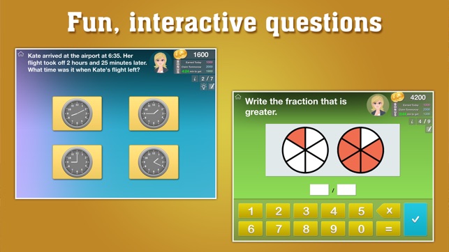 3rd Grade Math: Fractions, Geometry, Common Core(圖2)-速報App