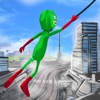 Stickman Puppet Rope Hero Game