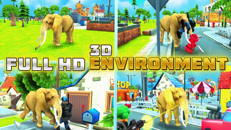 Elephant Simulator 3D : A Commando Hunting Game screenshot-3
