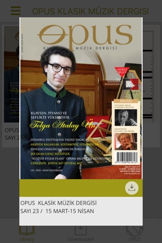 OPUS Klasik Müzik Dergisi screenshot 2