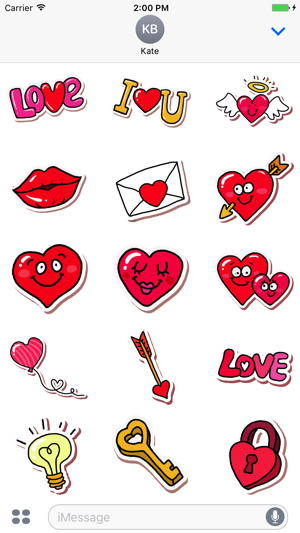 Animated Love Eighties Stickers(圖4)-速報App