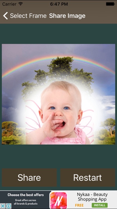 How to cancel & delete Rain Bow Photo Frame And Pic Collage from iphone & ipad 3