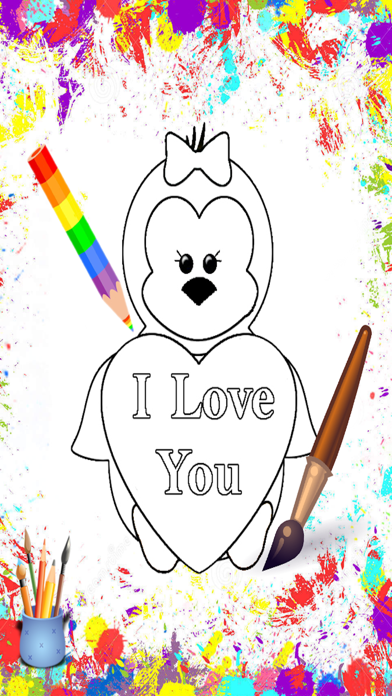 How to cancel & delete kiss Coloring Book : love your princess - Color me from iphone & ipad 3