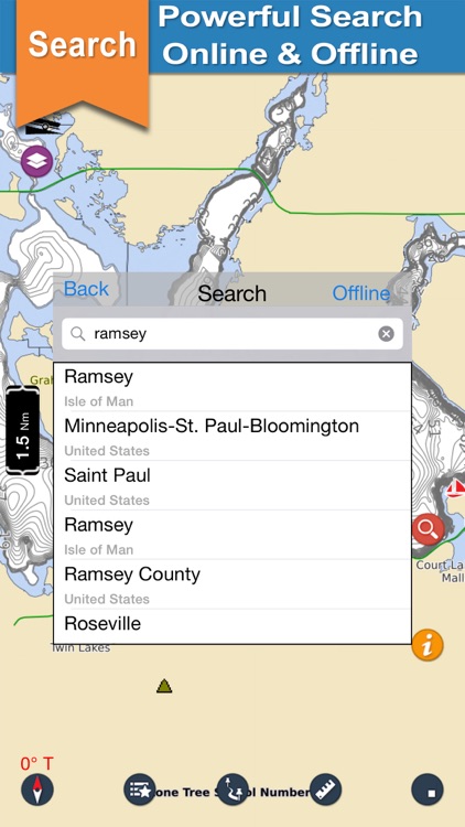 North Dakota offline nautical charts for boating screenshot-3