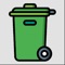 The app allows you to view the bin collection days for your address and set reminders to be notified the day before to take the correct bin out