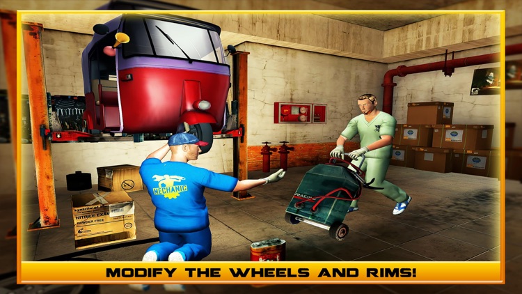 TukTuk Mechanic Auto Workshop 3D screenshot-3