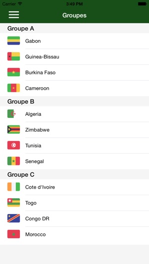 Coupe Africa 2017(圖3)-速報App