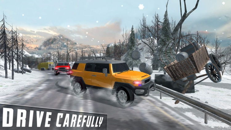 Snow Driving Simulator - FJ 4x4 Cruiser Driving