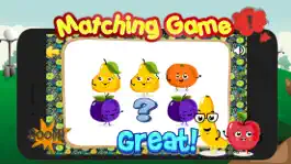 Game screenshot Fruit & Vegetable Match Free-Matching Game For Kid apk