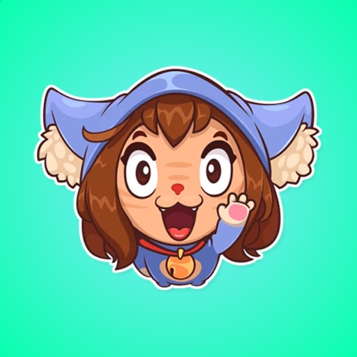 Cat Girl Stickers icon