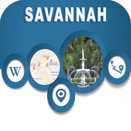 Savannah Georgia Offline City Maps Navigation icon