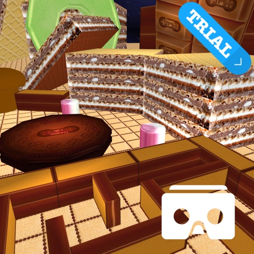VR Maze 3D - Cookie Labyrinth Trial icon