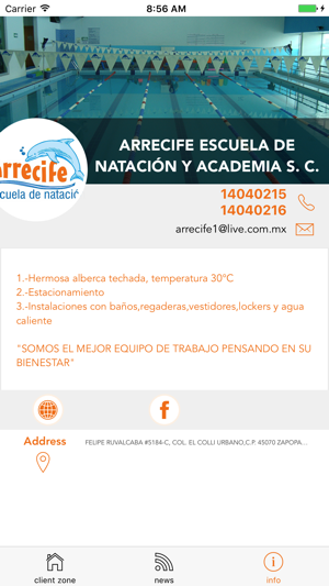 Arrecife Escuela de Natacion y Academia S.C.(圖2)-速報App