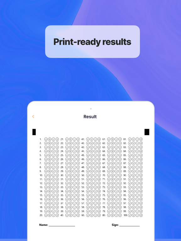 Aspose.OMR – Create PDF sheets screenshot 4