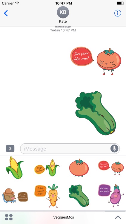 VeggiesMoji - Stickers for Vegans