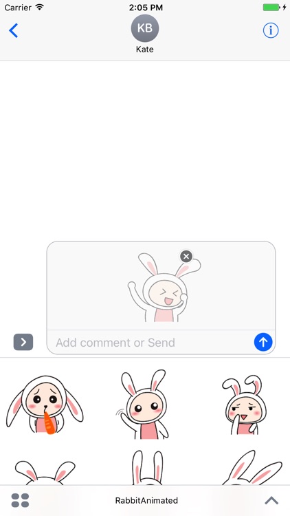 Rabbit Animated Lovely Stickers screenshot-3