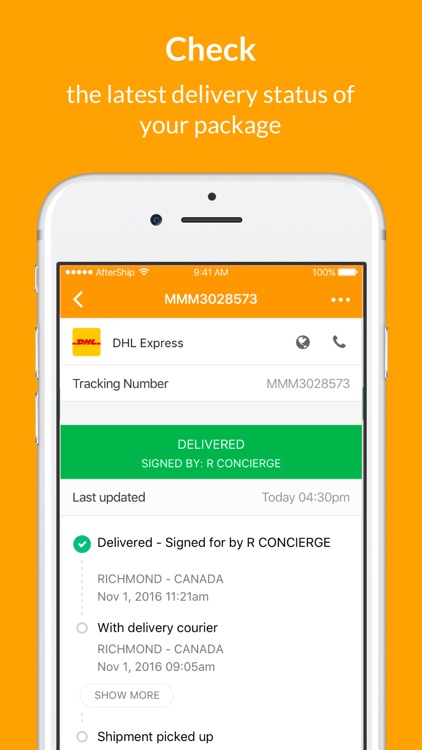 AfterShip Package Tracker