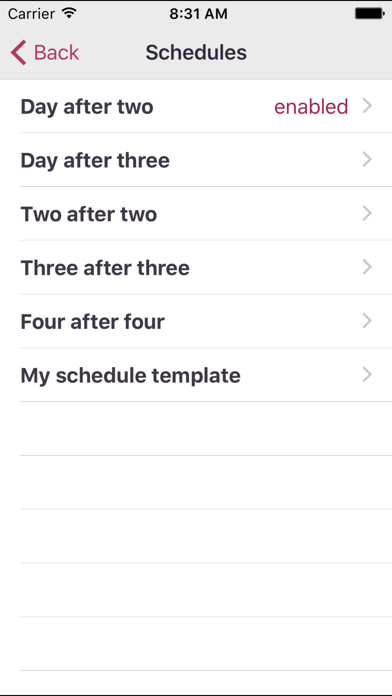 How to cancel & delete Schedule work shifts from iphone & ipad 4