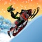 With simple controls in Arctic Cat Extreme Snowmobile Racing, you just hold on the right side to move forward or on the left to move backward