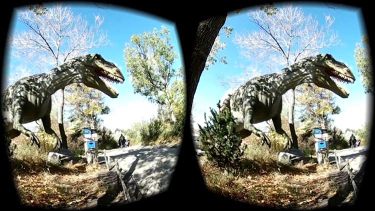 360° Google Dinosaur - T-REX in VR [4K] Video 