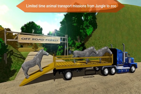 OffRoad Animal Transport Truck Drive: Pro Sim 2017 screenshot 3