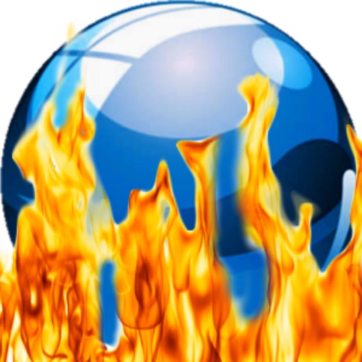 Fire ball jump icon