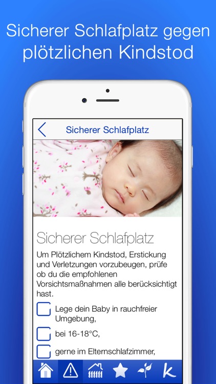 Baby Sicherheit Checklisten