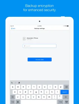 Screenshot 2 Mobile Backup for Business iphone