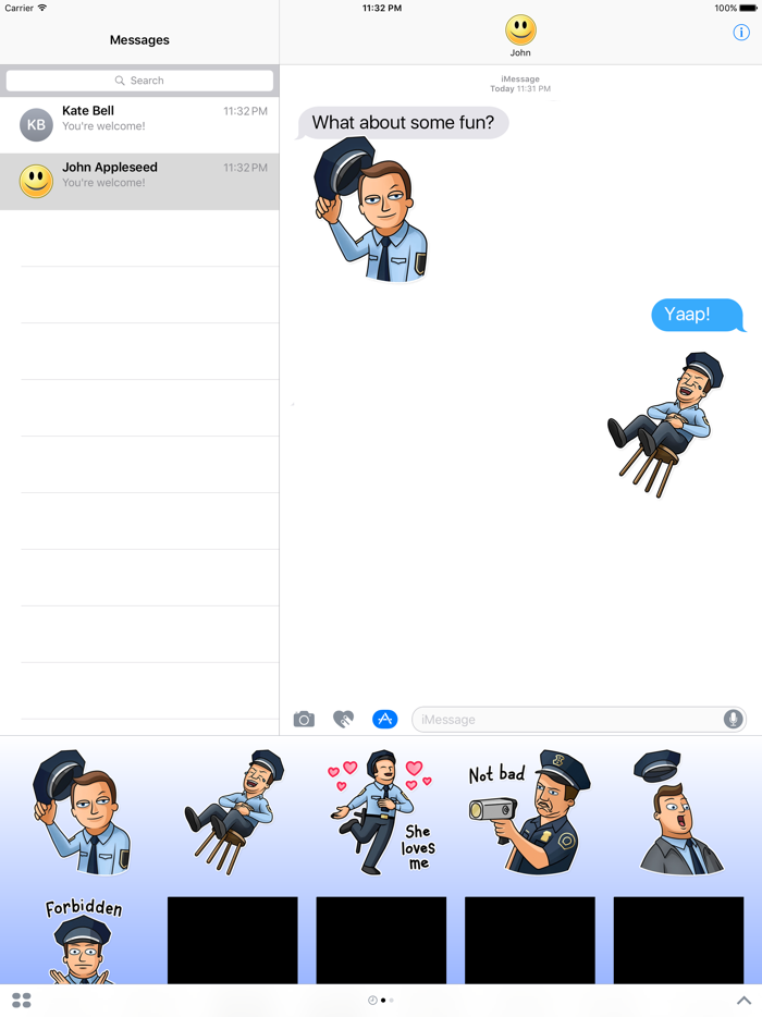 Police Adventures Stickers