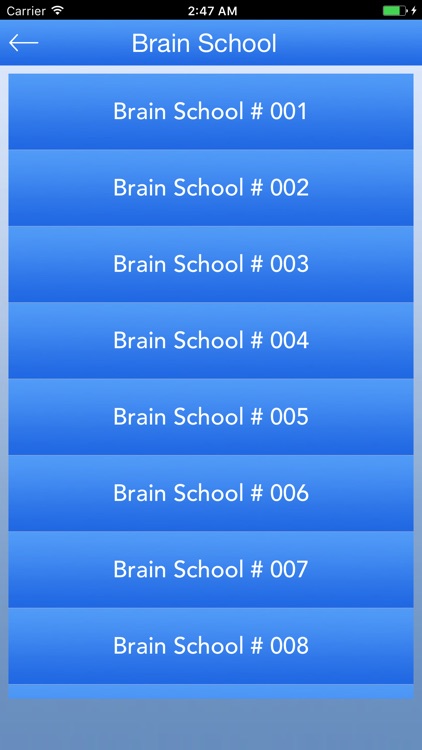 Brain School - Brain Traning