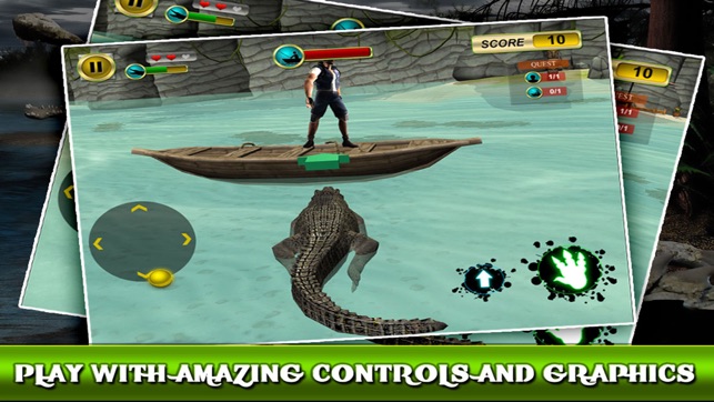 Crocodile Attack - Simulator 3D(圖1)-速報App