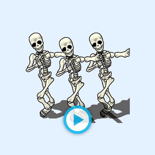 Dancing Skeletons - Animated GIF Stickers icon