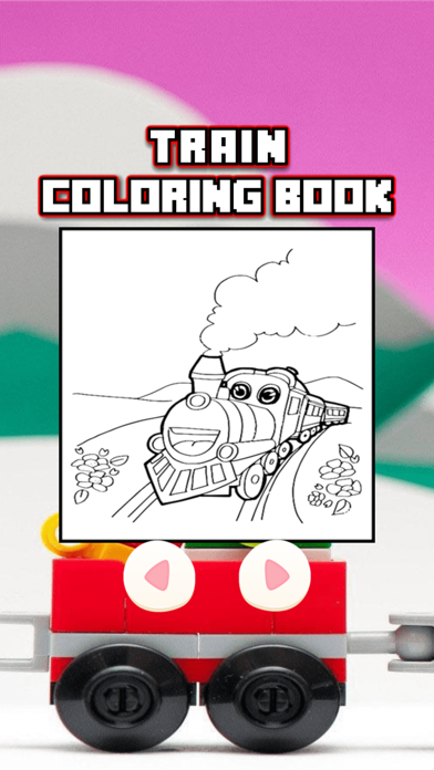 Trains Coloring Pages - Subway Train Games For Kid screenshot 2