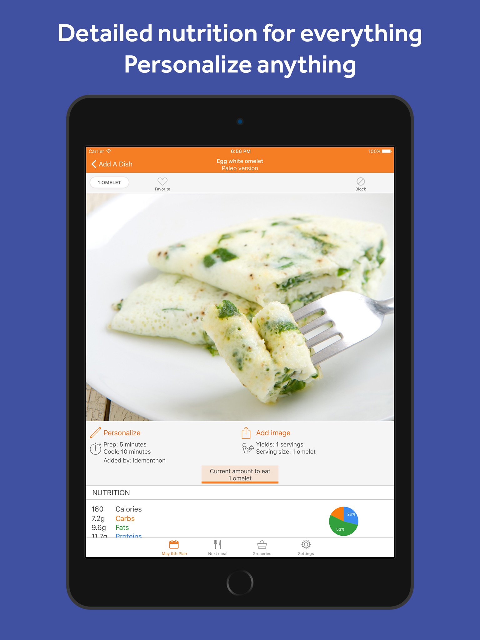 Eat This Much - Meal Planner screenshot 2