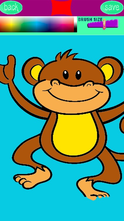 Free Girl And Monkey Coloring Book Games Edition