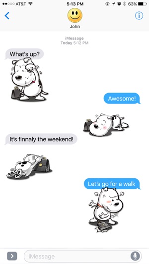 White Dog Adventures Stickers(圖3)-速報App