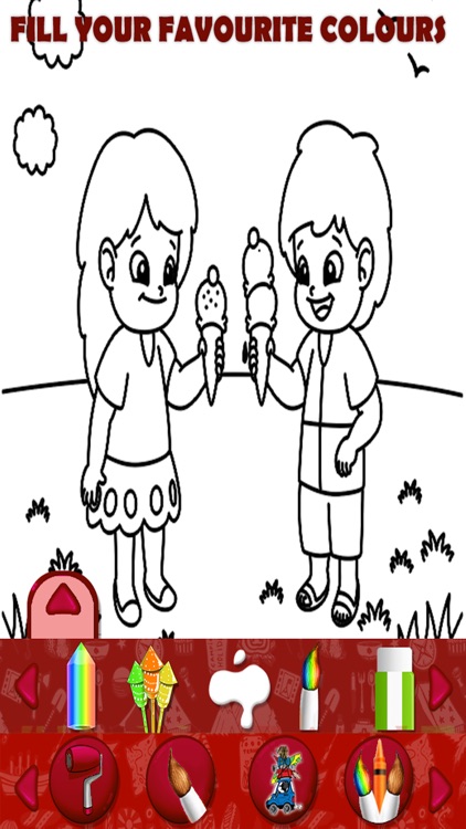 Summer Vacation Kids Coloring Book Pro screenshot-4