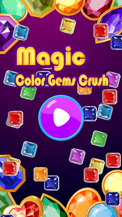 Magic Color Gems Crush : match 3 puzzle games