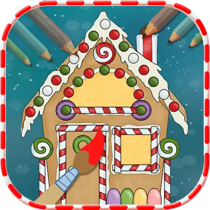 Christmas House Coloring Book Читы