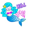 Lovely Mermaid Sticker
