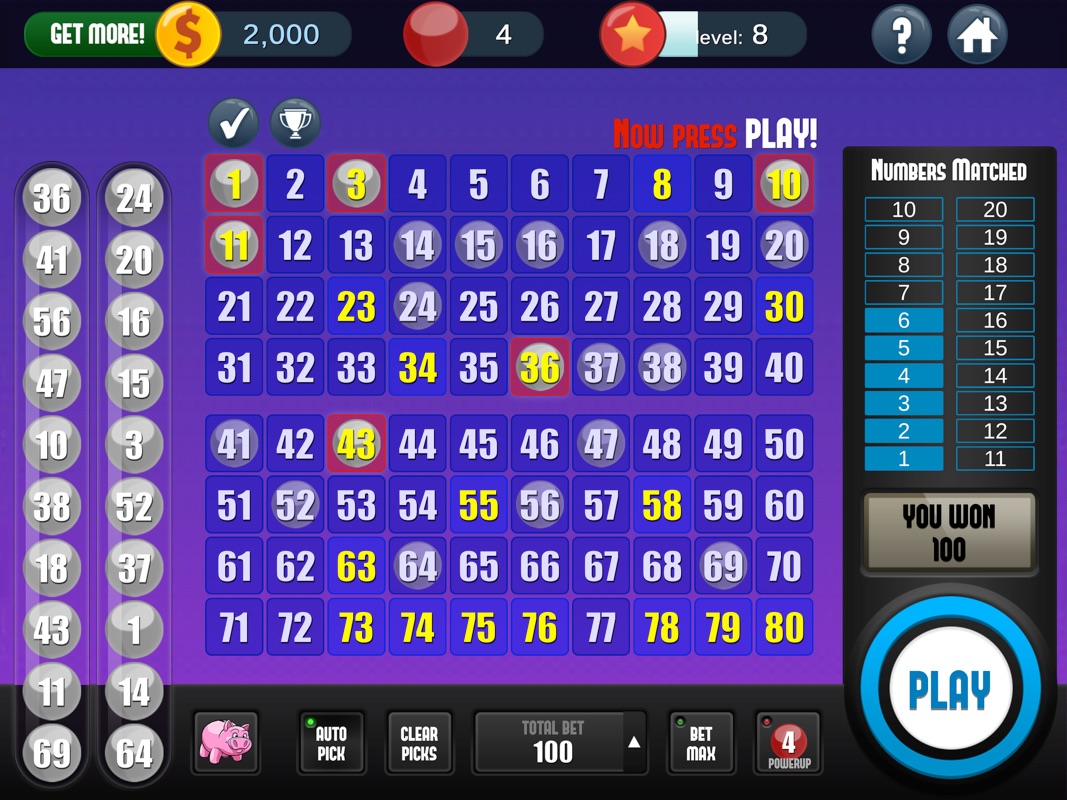 Absolute Keno classic keno game Online Game Hack and Cheat