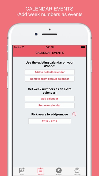 ISO+US week numbers with widget screenshot-3