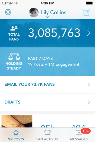 WhoSay Talent screenshot 2