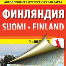 Finland. Road and tourist map