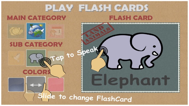 Colorful Kids FlashCard