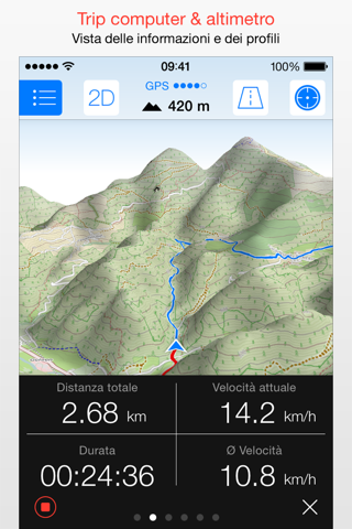 Maps 3D - Hike & Bike screenshot 2