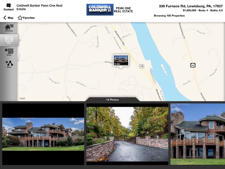 Coldwell Banker Penn One Mobile for iPad