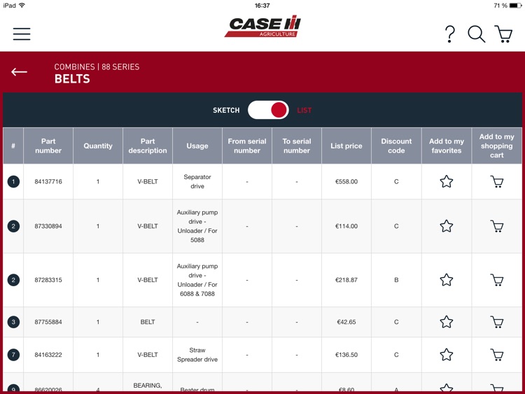 Case IH Harvesting parts screenshot-3