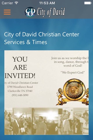 City of David Christian Center screenshot 4