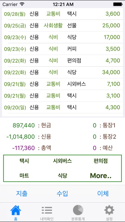 쉬운가계부 Pro